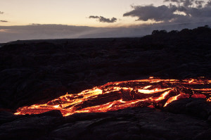 Kalapana Lava Viewing Area